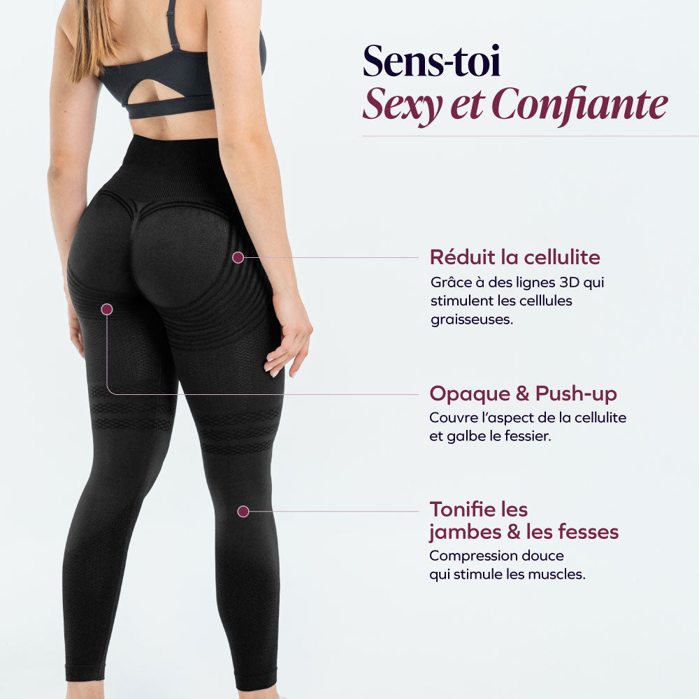 Legging 3D | Noir